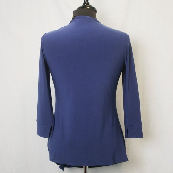 Lisette Stretch Top with Hip Detail - Picture 3 of 4